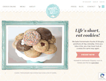 Tablet Screenshot of milkjarcookies.com